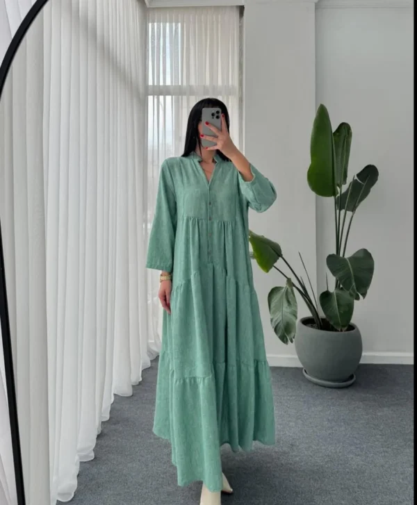 Trendy Turkish Long Flair Maxi - Image 12