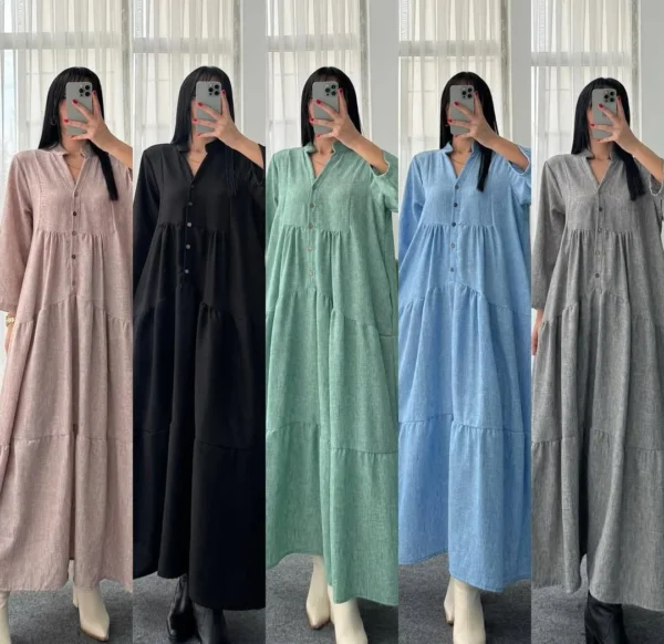 Trendy Turkish Long Flair Maxi