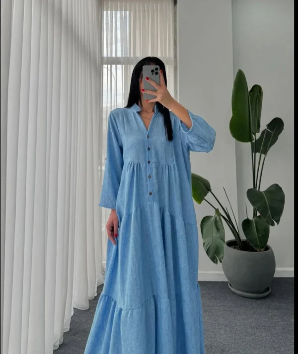 Trendy Turkish Long Flair Maxi - Image 8