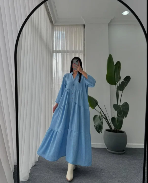 Trendy Turkish Long Flair Maxi - Image 2