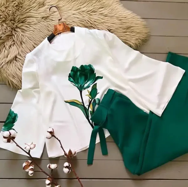 Trendy Floral Summer Co-Ord 2 Piece - Image 5