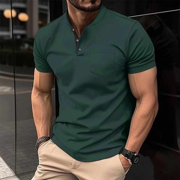 Ben Collar Pocket Style Summer Tshirt MSDTS-05