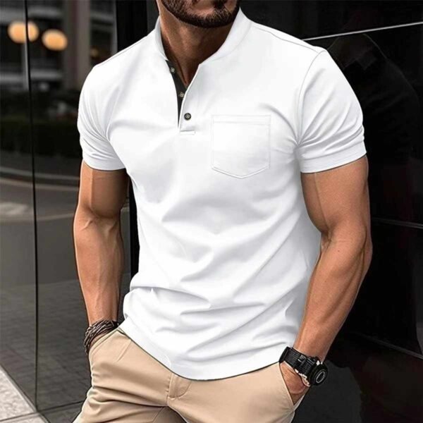 Ben Collar Pocket Style Summer Tshirt MSDTS-05 - Image 4