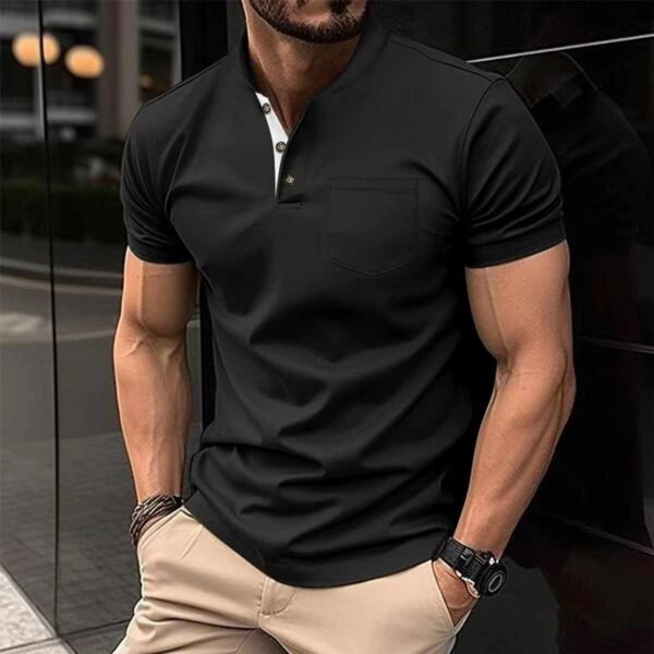 Ben Collar Pocket Style Summer Tshirt MSDTS-05 - Image 5