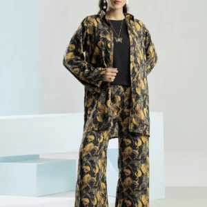 Trendy Floral Shrug 3 Piece TS04
