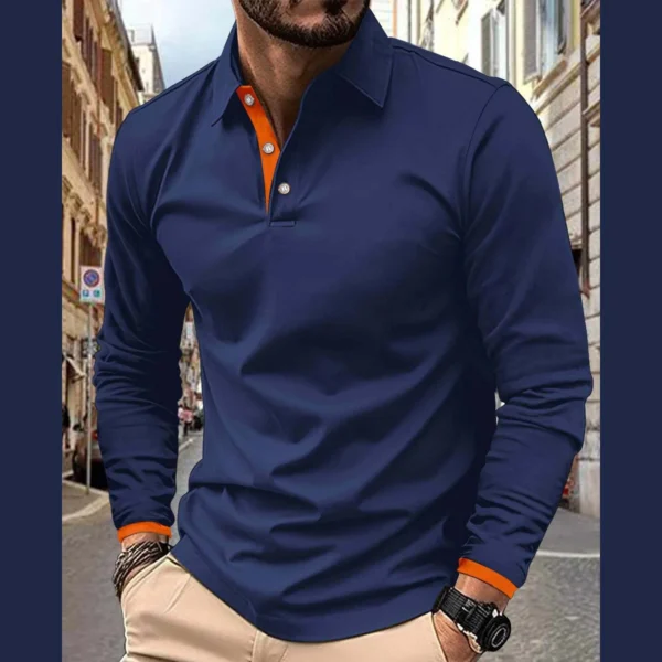 Collar Style Full-Sleeve Polo Summer Tshirt MSDTS-08