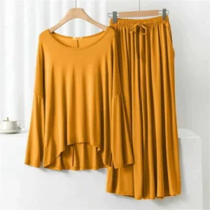 Plazo-Style 2-Pcs Lounge And Night Wear Suit. WLW-08