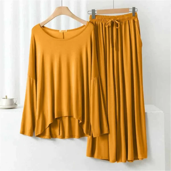 Plazo-Style 2-Pcs Lounge And Night Wear Suit. WLW-08