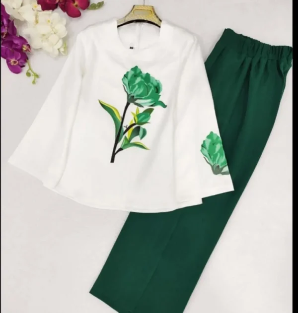 Comfort Floral Summer Co-Ord 2 Piece - Image 2