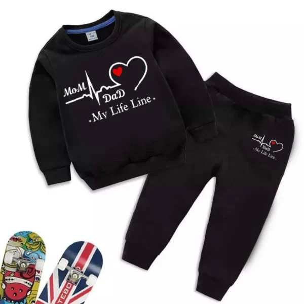 Trendy Shop  Life-Line Kids Sweat Style Winter Tracksuit. - Image 6