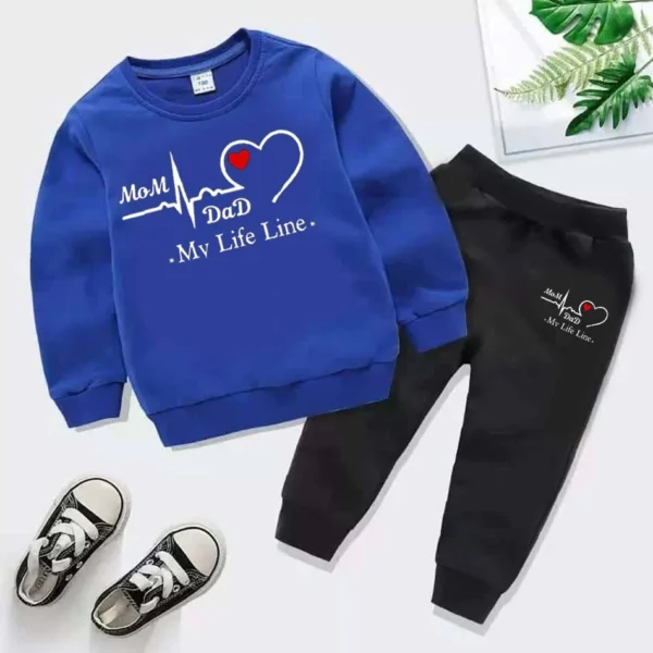 Trendy Shop  Life-Line Kids Sweat Style Winter Tracksuit. - Image 4
