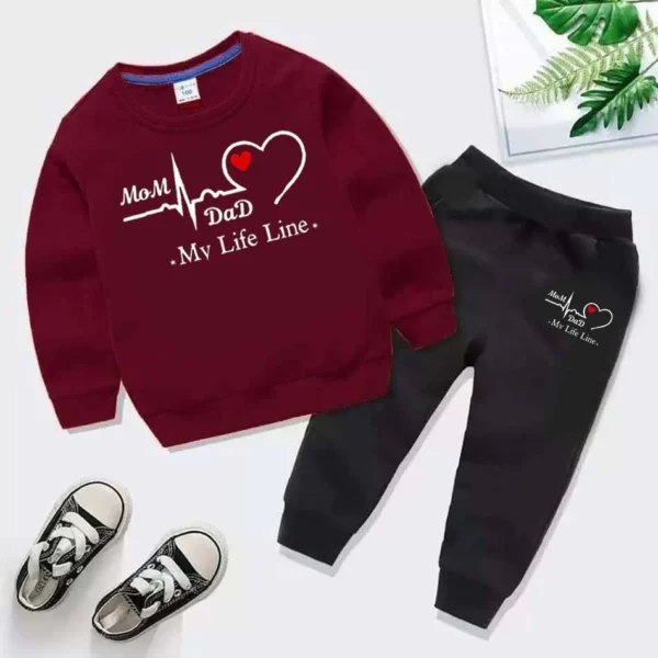Trendy Shop  Life-Line Kids Sweat Style Winter Tracksuit. - Image 5