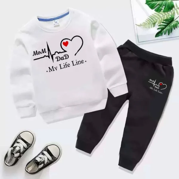 Trendy Shop  Life-Line Kids Sweat Style Winter Tracksuit. - Image 2