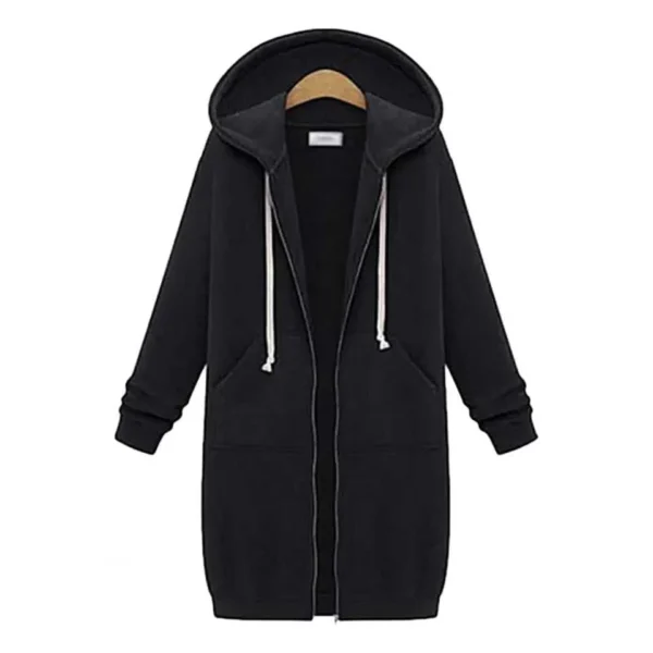 Premium Quality Long Zipper Hoodie For Winter's. - Image 2