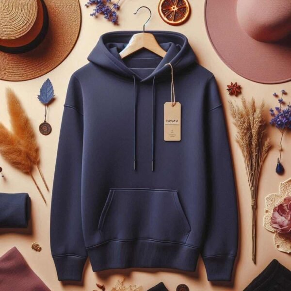 Pull-Over Style Casual Winter Hoodie For Her. - Image 5
