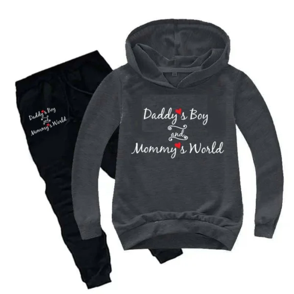 Trendy Shop Bundle Of 3 Kids Hoodie Style 2-Pcs Winter Suit. Deal-1 - Image 4