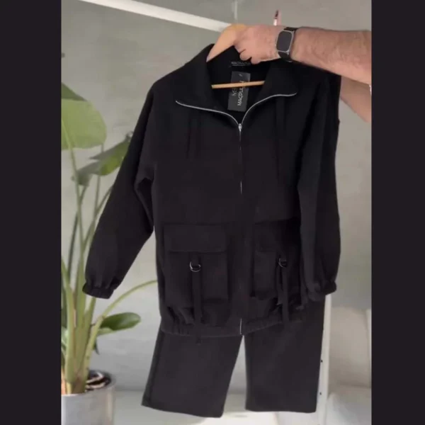 Oxfona 6-Pocket Cargo Style 2-Pcs Winter Co-Ord Set. WWTS-17 - Image 5