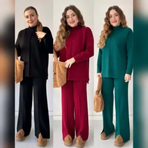 Trendy Signature Premium Quality Winter 2-Pcs Co-Ord Set. CWTS-25