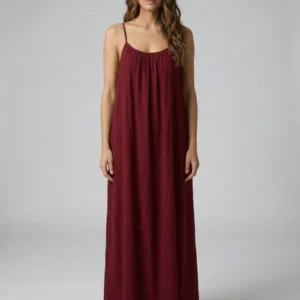 Elegant Backless Maxi Dress – Summer Essential