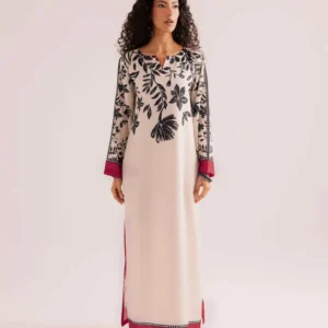 Monochrome Rose Kaftan MWTS-41