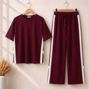 Comfort Side Panel 2-Pcs Summer Dry-Fit Tracksuit For Her.