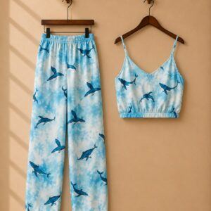 Trendy Printed Top&Trouser.