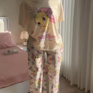 Tweety Bird Premium Soft Cotton 2-Piece Night Suit