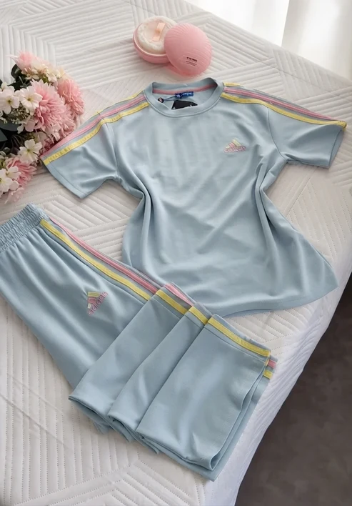 Pastel Stripe Premium 2-Piece Tracksuit - Image 3
